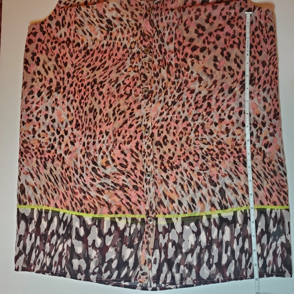 CAbi Sheer Leopard Print Tunic - Picture 9 of 9